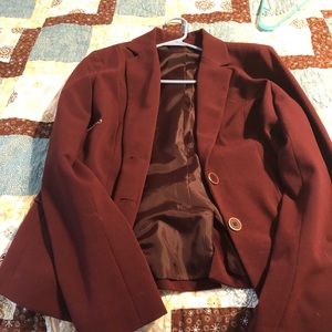 Maroon work jacket